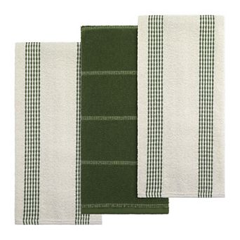 IZOD Saybrook Kitchen Towel 3-Pack
