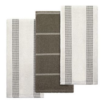 IZOD Saybrook Kitchen Towel 3-Pack