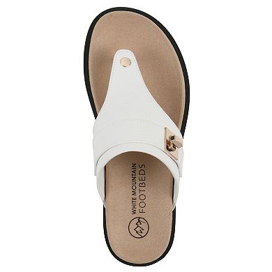 White Mountain Malabar Women's Thong Sandals