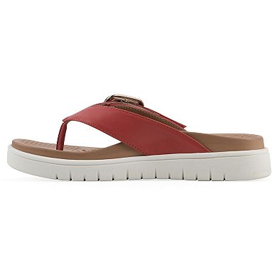 White Mountain Nalla Women's Thong Recovery Sandals