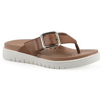 White Mountain Nalla Women's Thong Recovery Sandals