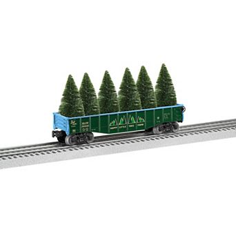 Bob Ross Happy Little Trees O Gauge Model Train Gondola Car with Tree Load
