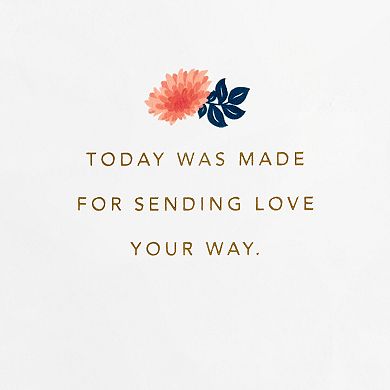 Hallmark Signature Sending Love Your Way Mother's Day Card