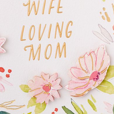 Hallmark Signature Beautiful Wife Mother's Day Card