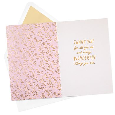 Hallmark Signature Beautiful Wife Mother's Day Card