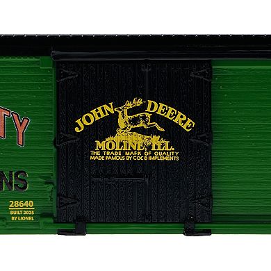 John Deere O Gauge Model Train Reefer Car