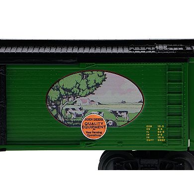 John Deere O Gauge Model Train Reefer Car