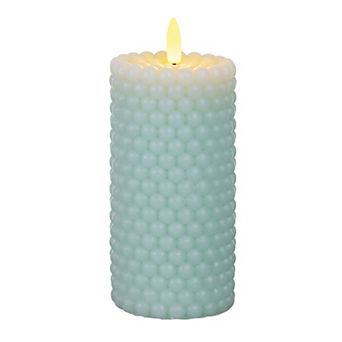 Mikasa Embossed Dots LED Wax Pillar Candle