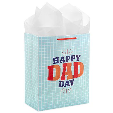 Hallmark 13-Inch Large Father's Day Gift Bag with Tissue Paper & Gift Tag