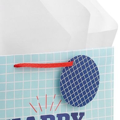 Hallmark 13-Inch Large Father's Day Gift Bag with Tissue Paper & Gift Tag