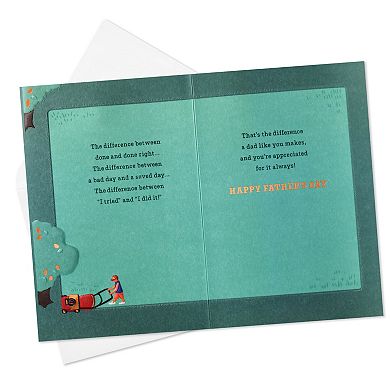 Hallmark "The Difference You Make" Father's Day Card