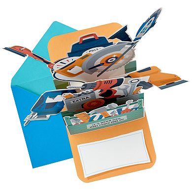Hallmark Power Tools Funny Pop Up Father's Day Card
