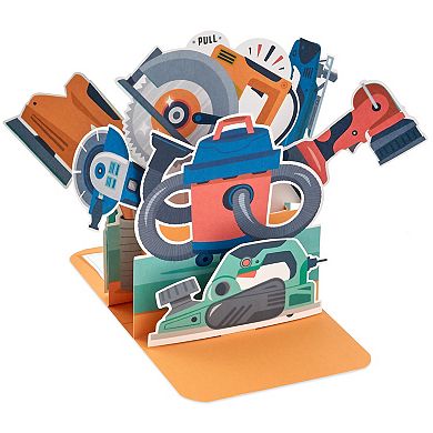 Hallmark Power Tools Funny Pop Up Father's Day Card