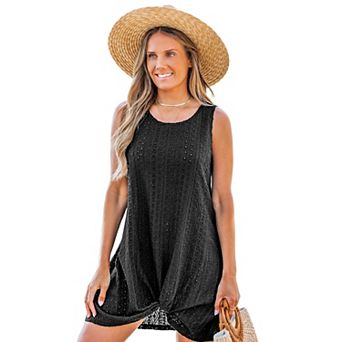 Women's Cupshe Textured Twist Jersey Beach Cover-Up