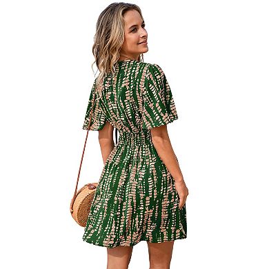 Women's Cupshe Short Sleeve Mini A-Line Dress