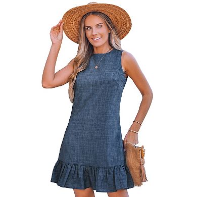 Women's Cupshe Back Tie Ruffle Dress