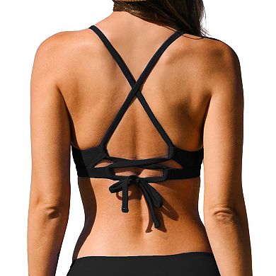 Women's Cupshe Triangle Bikini Swim Top