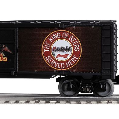 Lionel Budweiser Illuminated Bar Sign O Gauge Model Train Boxcar