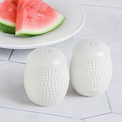 Retroware by Home Essentials White Halo Dots Salt & Pepper Set