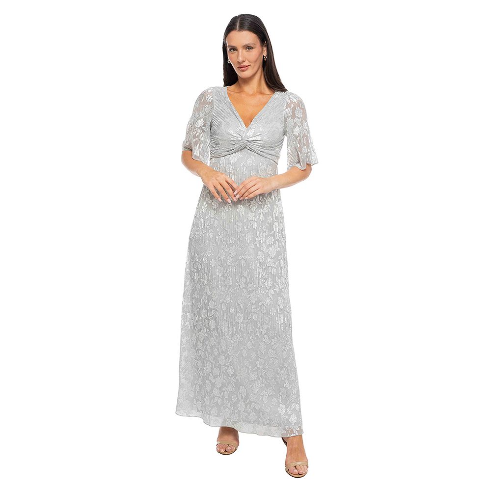 silver foil dress Vesper Dress