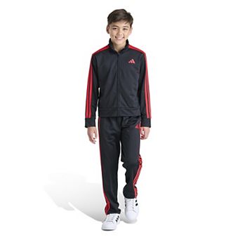 Boys 4-12 adidas 3-Stripe Track Jacket & Pants 2 pc Set