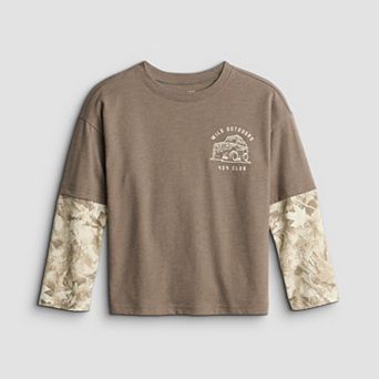Boys 4-12 Jumping Beans® Relaxed Layered Graphic Tee