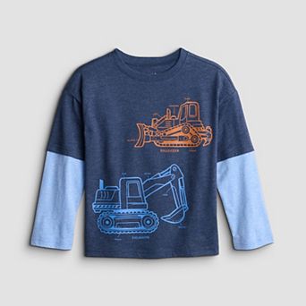 Boys 4-12 Jumping Beans® Relaxed Layered Graphic Tee