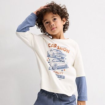 Boys 4-12 Jumping Beans® Relaxed Layered Graphic Tee