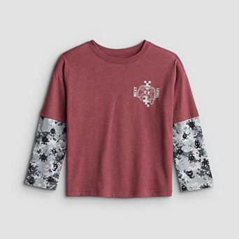 Boys 4-12 Jumping Beans® Relaxed Layered Graphic Tee