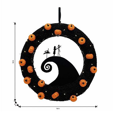 Celebrate Together™ Disney's Nightmare Before Christmas Light-Up Wreath