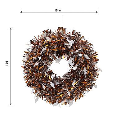 Celebrate Together™ Halloween Ghost Tinsel Wreath