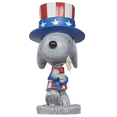 Roman 12-Inch Patriotic Snoopy Statue Floor Decor