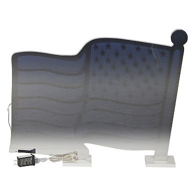 Roman 18.75-Inch Flag Infinity Light Table Decor