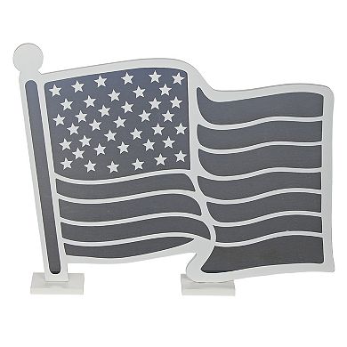 Roman 18.75-Inch Flag Infinity Light Table Decor