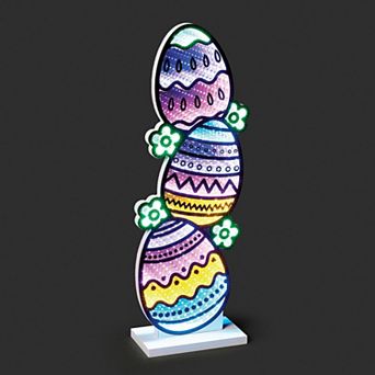 Roman 18-Inch LED Easter Egg Trio Table Decor