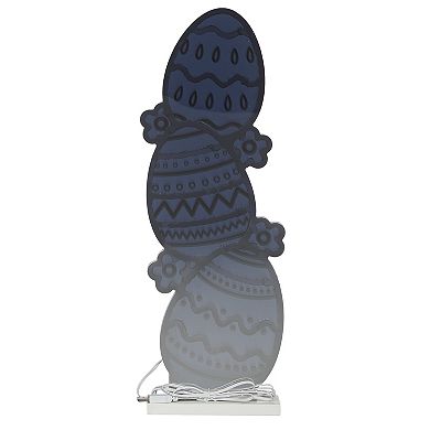 Roman 18-Inch LED Easter Egg Trio Table Decor