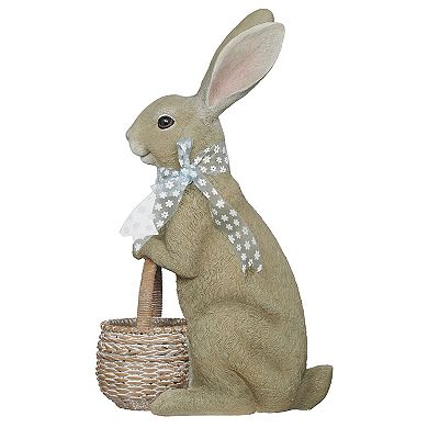 Roman 20-Inch Bunny Basket Planter Outdoor Decor