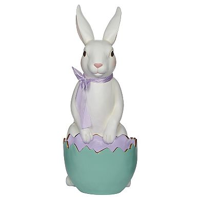 Roman 27.75-Inch Bunny Egg Planter Floor Decor