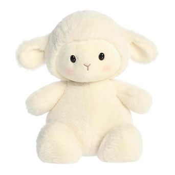 Aurora Vibrant 8.5" Dumplin' Lamb Spring Small White Stuffed Animal
