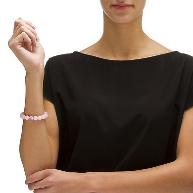 PalmBeach Jewelry Agate & Simulated Birthstone Stretch Bracelet