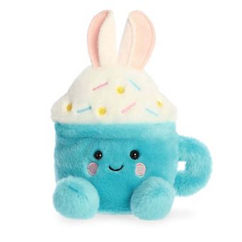 Aurora Mini Blue Adorable Stuffed Animal 5" Lopi Bunny Latte Palm Pals