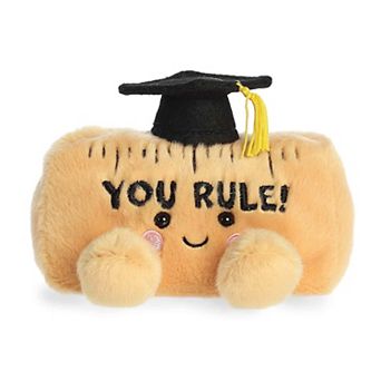 Aurora Mini Brown Adorable Stuffed Animal 5" You Rule Ruler Palm Pals