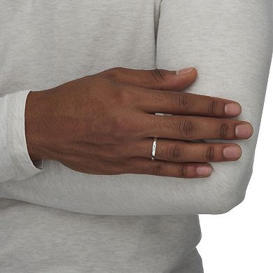 PalmBeach Jewelry Wedding Ring in .925 Sterling Silver