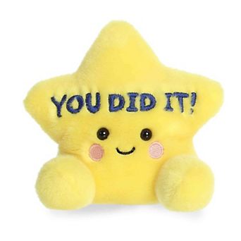 Aurora Mini Yellow Adorable Stuffed Animal 5" You Did It Star Palm Pals