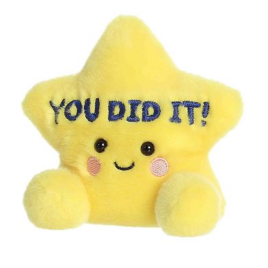 Aurora Mini Yellow Adorable Stuffed Animal 5" You Did It Star Palm Pals