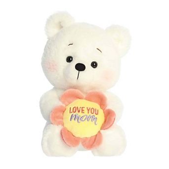 Aurora Small Love You Mom Stuffed Animal 8" Mother's Day Accesory Bears Special Occasions