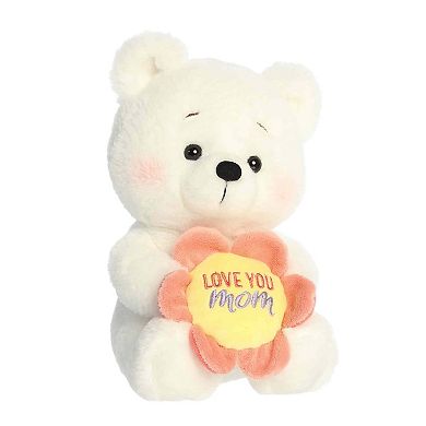 Aurora Small Love You Mom Stuffed Animal 8" Mother's Day Accesory Bears Special Occasions