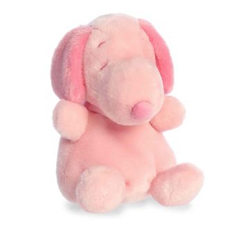 Aurora Mini Pink Adorable Stuffed Animal 5" Spring Snoopy Palm Pals Peanuts