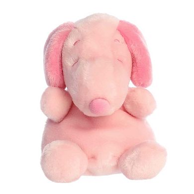 Aurora Mini Pink Adorable Stuffed Animal 5" Spring Snoopy Palm Pals Peanuts