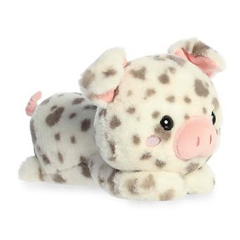 Aurora Playful 10" Spence Spotted Pig Too Cute Medium Gray Stuffed Animal